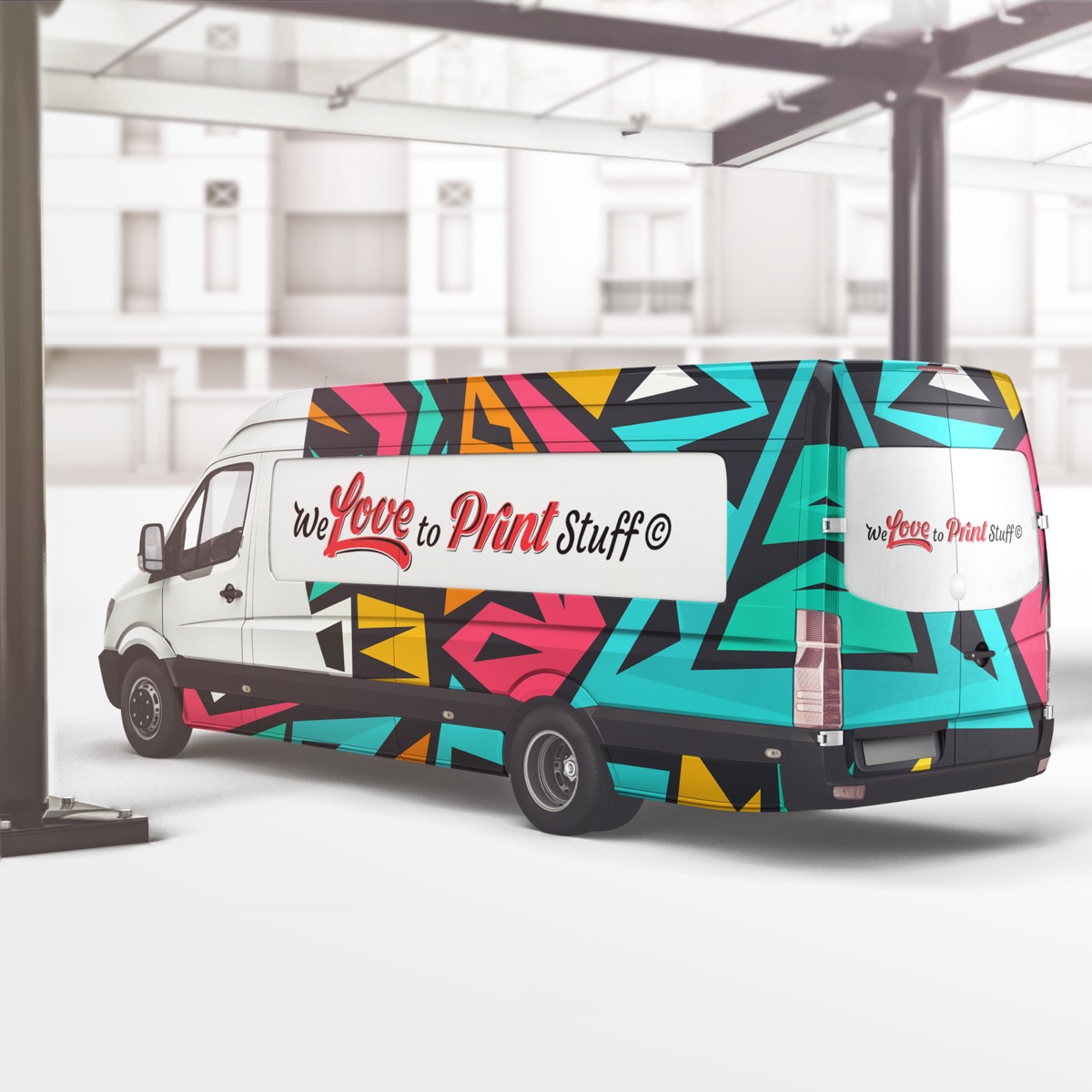 Целосно облепување на комбе